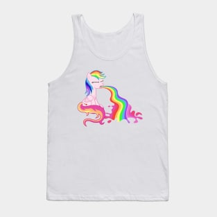 Pegasus Puking Rainbows (v2) Tank Top